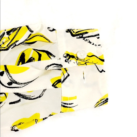 💋RARE 80’s VTG•Retro Fashion Printed Silky Blouse - Picture 5 of 16